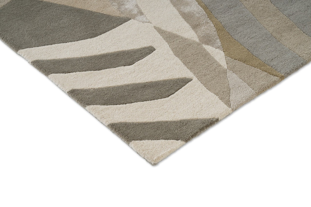 Harlequin Atelier Pebble rug, detail of corner and pile
