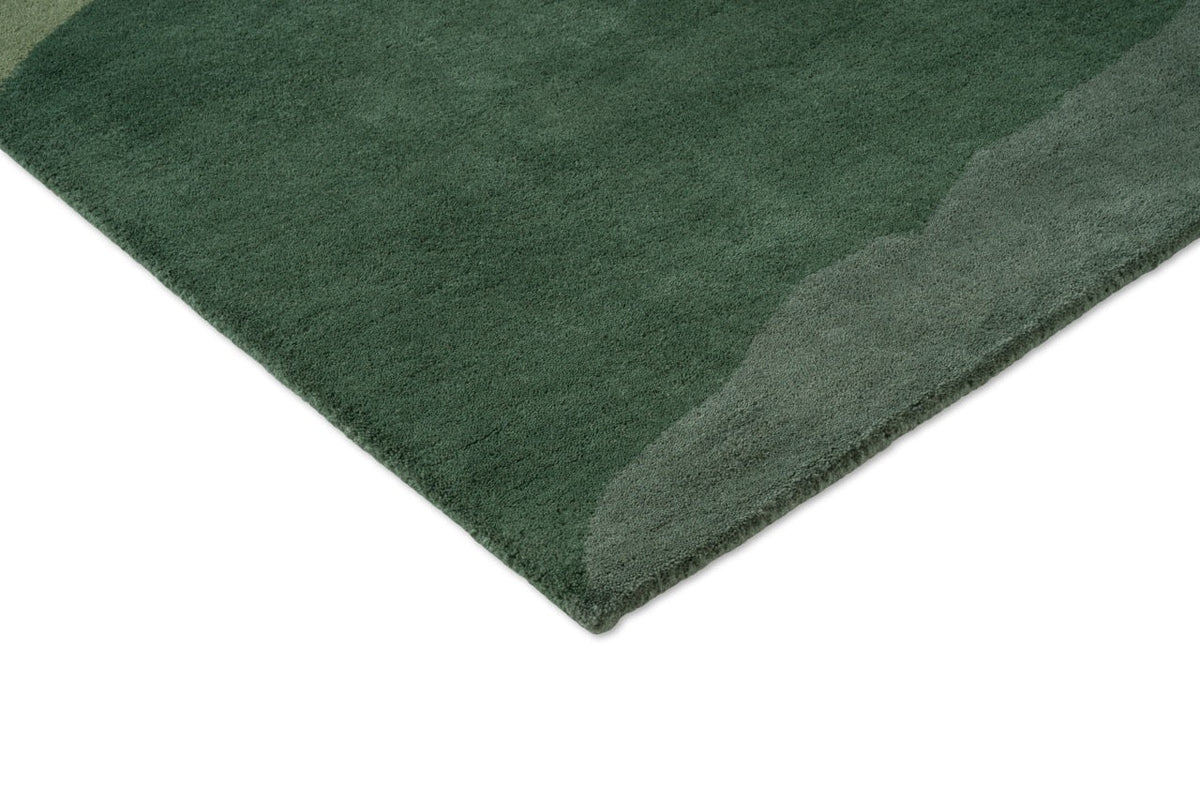 Harlequin Sedimentary Pine rug, detail of corner and pile