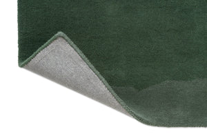 Harlequin Sedimentary Pine rug, detail of folded corner and backing