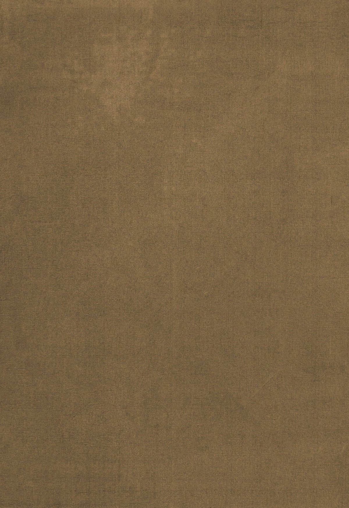 Khaki Wool Rug, Layered Solid Wool Green Umber, top view