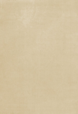 Pale Yellow Wool Rug, Layered Soft Yellow, top view