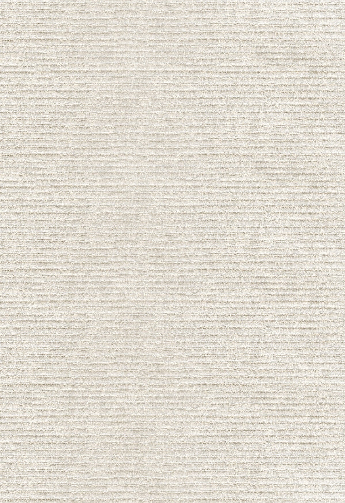 White Wool Rug, Layered Drift Wool Bone White, detail of the ribbed wool