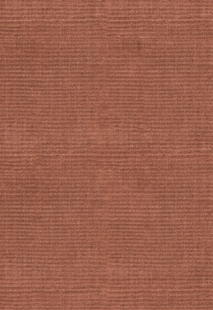 Rust Wool Rug, Layered Drift Wool Rust, detail of the ribbed wool