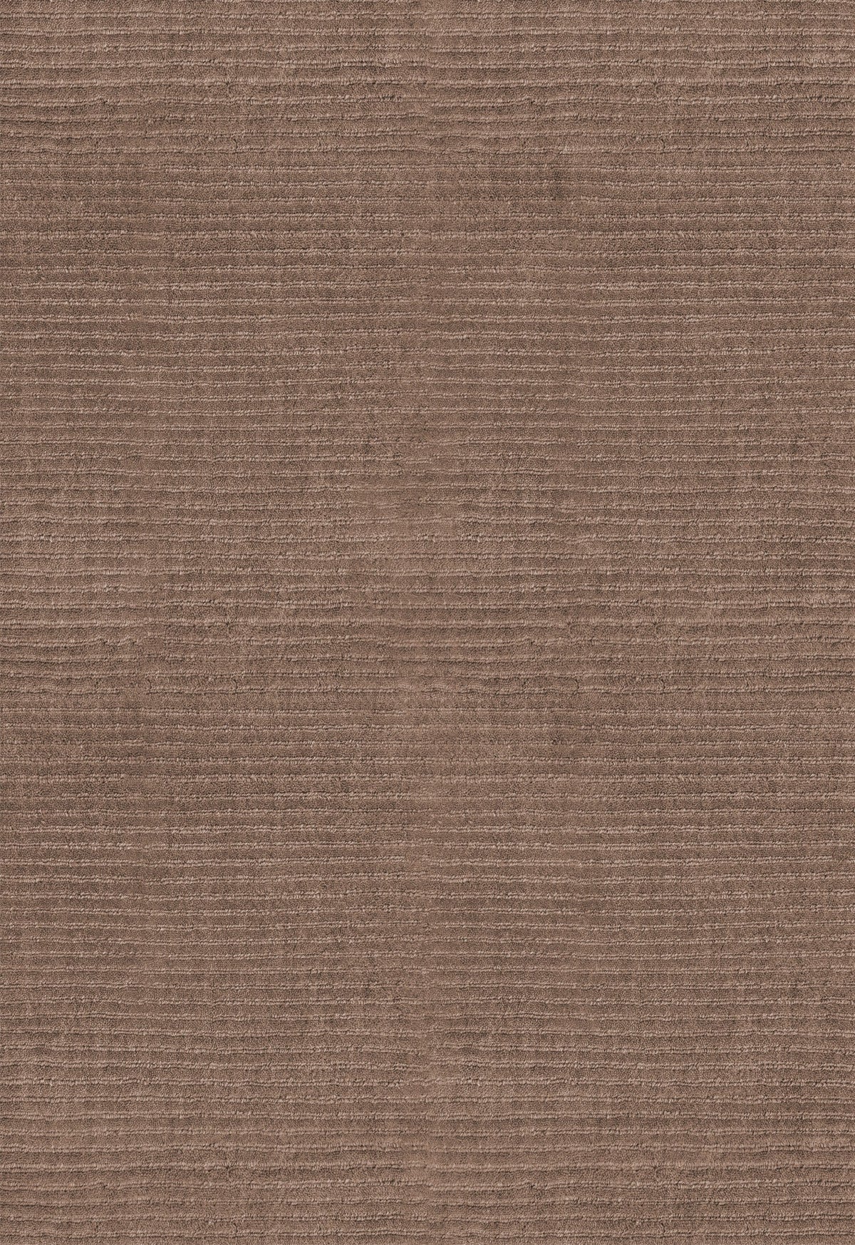 Brown Wool Rug, Layered Drift Wool Walnut, detail of the ribbed wool