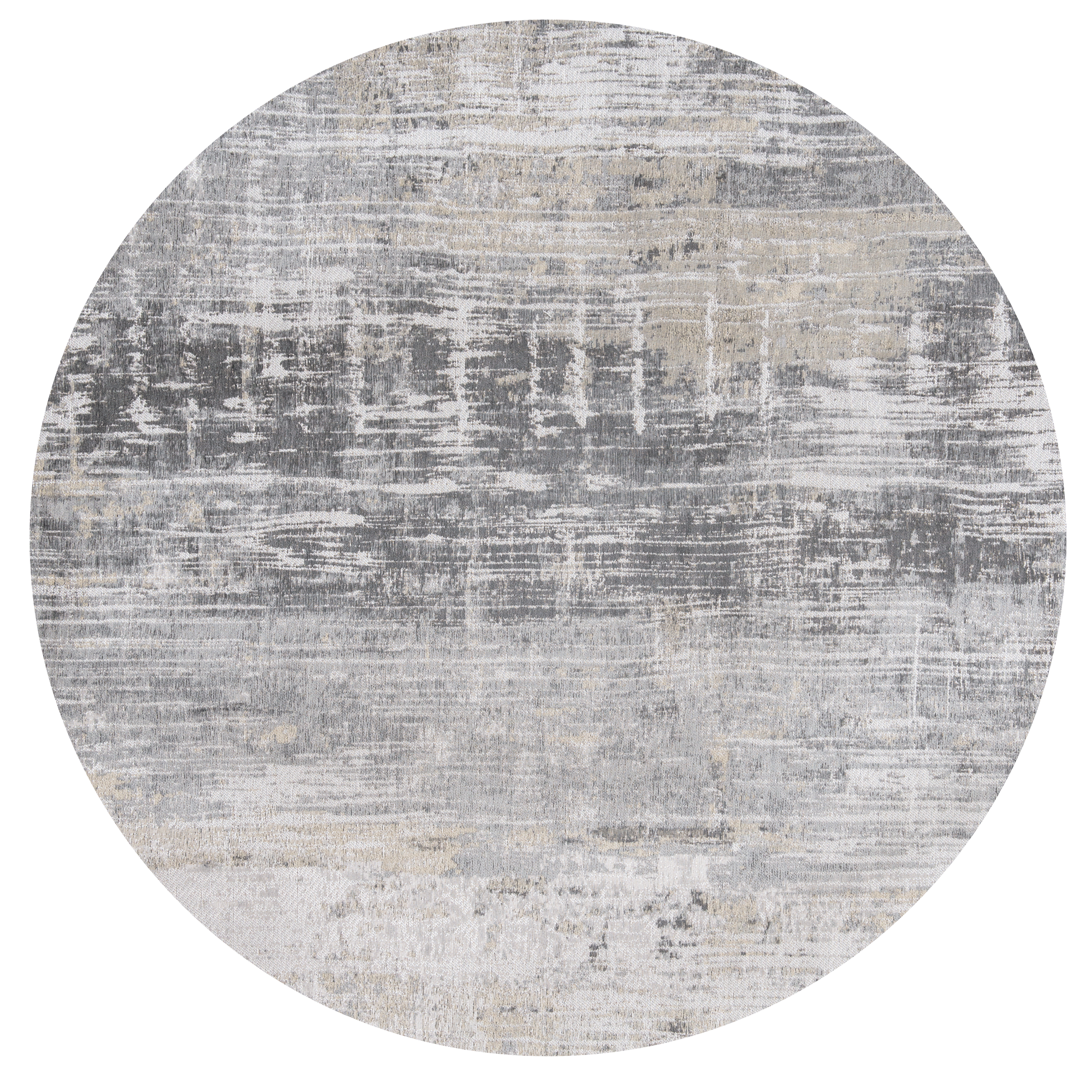 Louis de Poortere Atlantic Streaks Round Coney Grey 8716