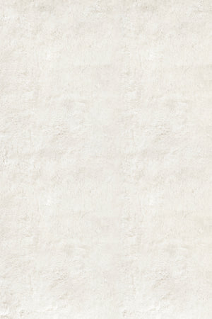 Top-down image of Artisan Bone White rug showing clean, minimal surface in off-white tone

