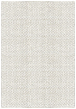 Jute Rug Bone White, Layered Barley Bone White, top view