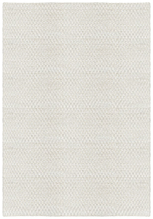 Jute Rug Bone White, Layered Barley Bone White, top view