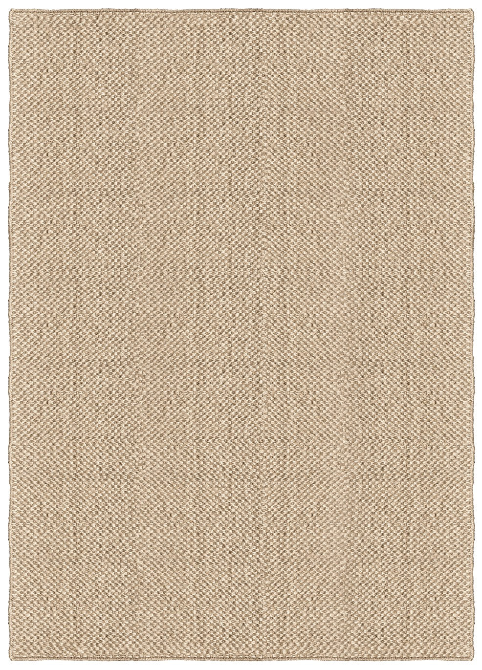 Natural Sisal Rug, Layered Basket Weave Natural, top view
