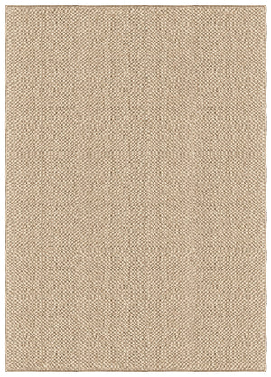 Natural Sisal Rug, Layered Basket Weave Natural, top view