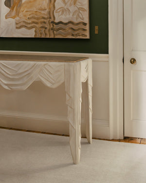 Oatmeal Wool Rug, Layered Drift Wool Light Oatmeal, in an interior