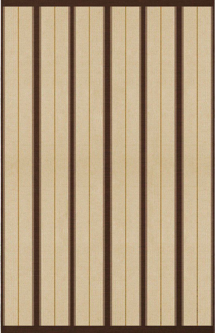 Yellow Stripe Rug, Layered x Tom Morris Margarine, top view