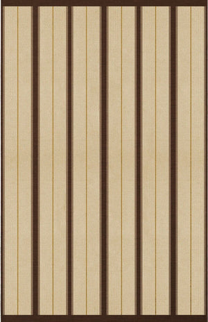 Yellow Stripe Rug, Layered x Tom Morris Margarine, top view