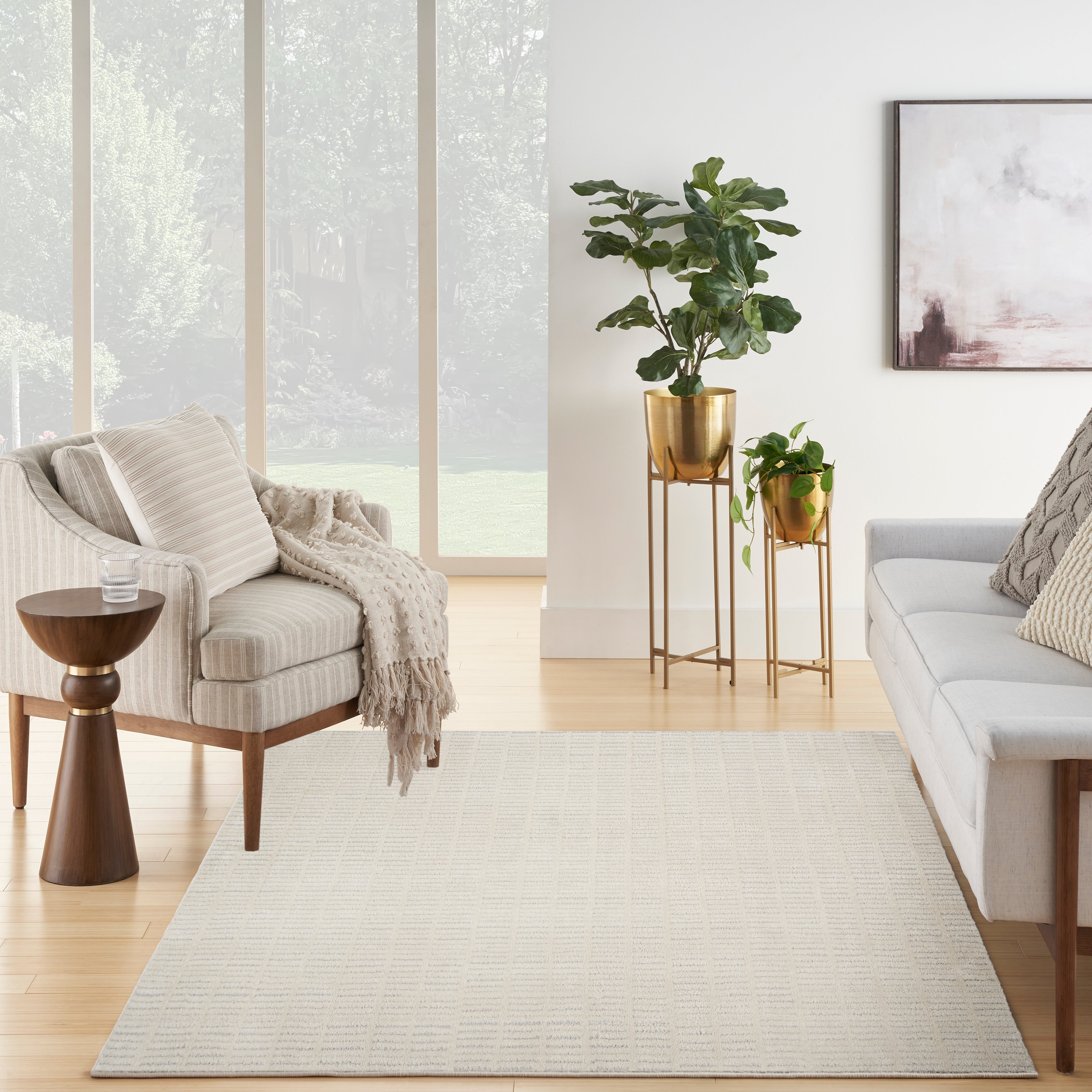 Nourison Modern Comfort Ivory Grey MNC03
