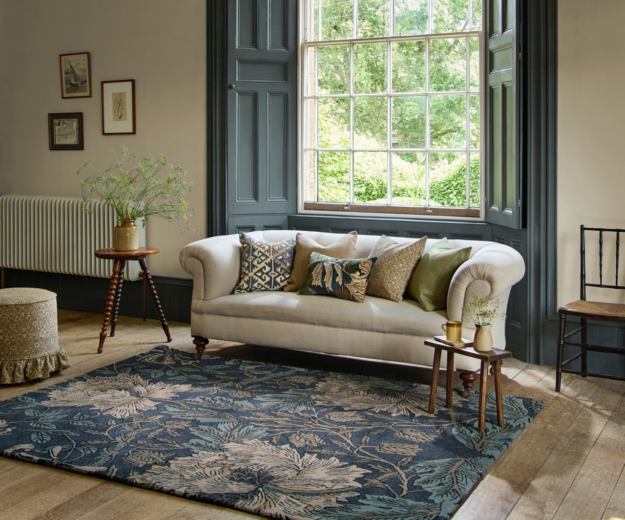 Morris & Co Honeysuckle Woad & Tyme 130408