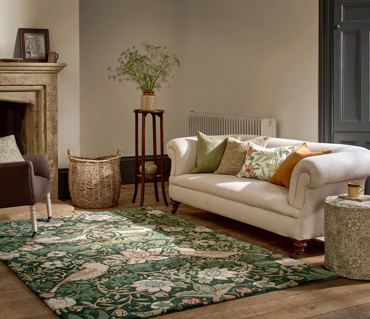 Morris & Co Strawberry Thief Forest 027707