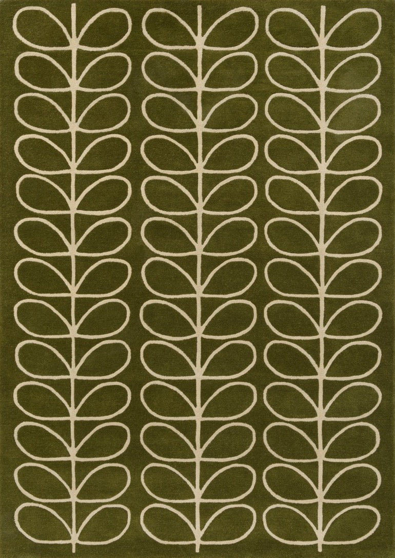 Orla Kiely Linear Stem Olive 060501