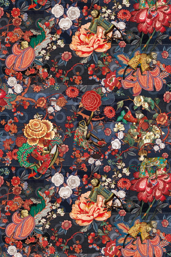 Moooi Carpets Rendezvous Tokyo Blue Indigo