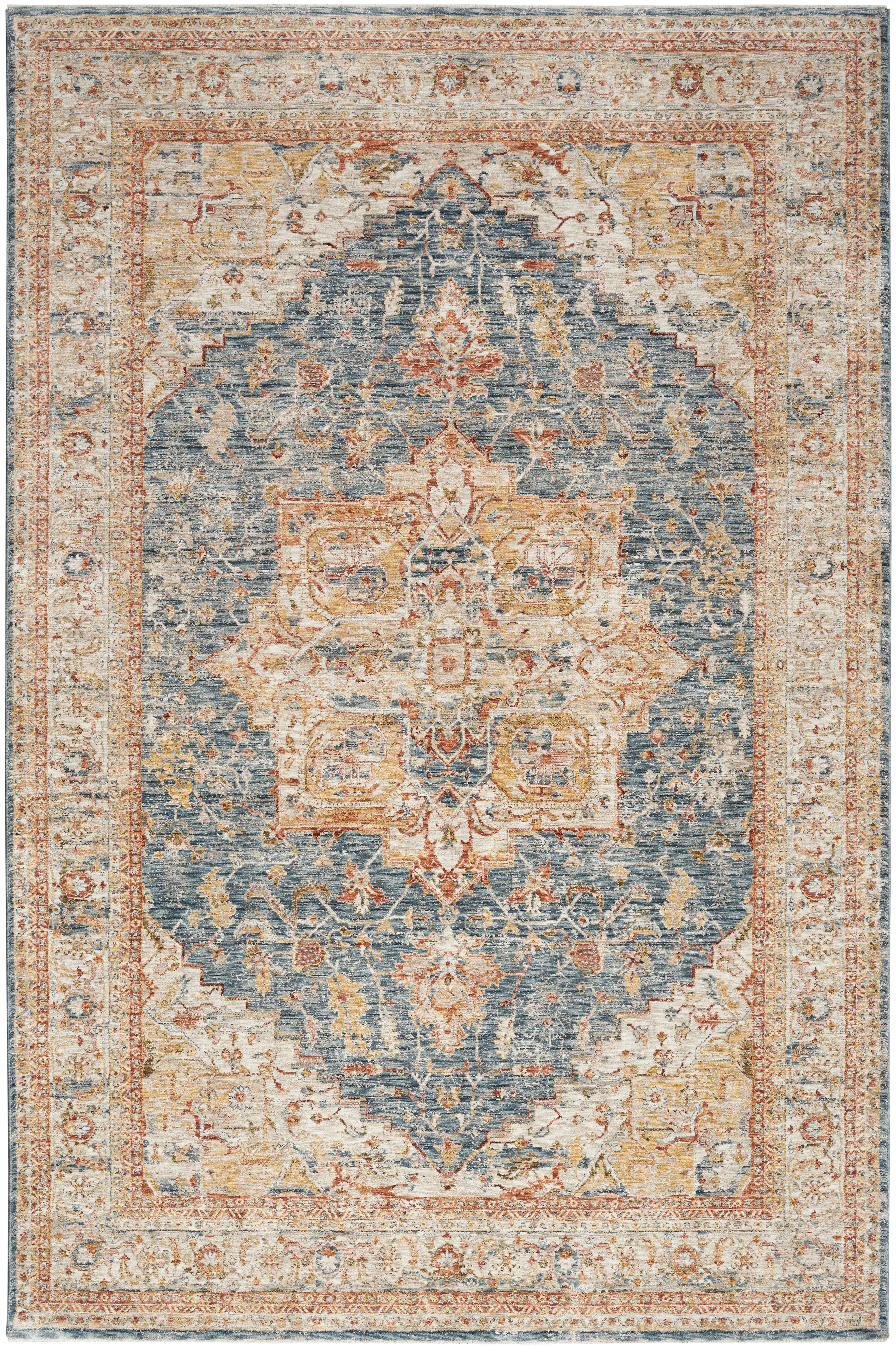 Nourison Sahar Ivory Blue SHR06