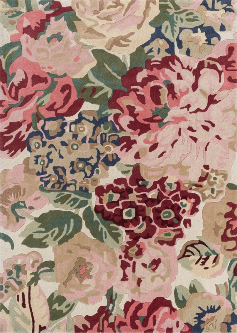 Sanderson Rose & Peony Red 045000