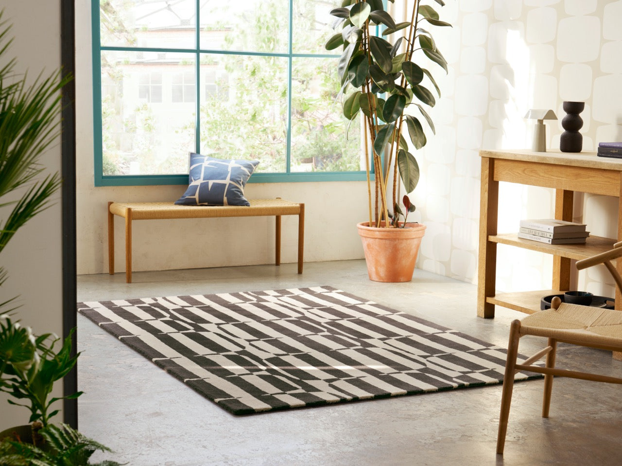Scion Lohko Stripe Charcoal 123105