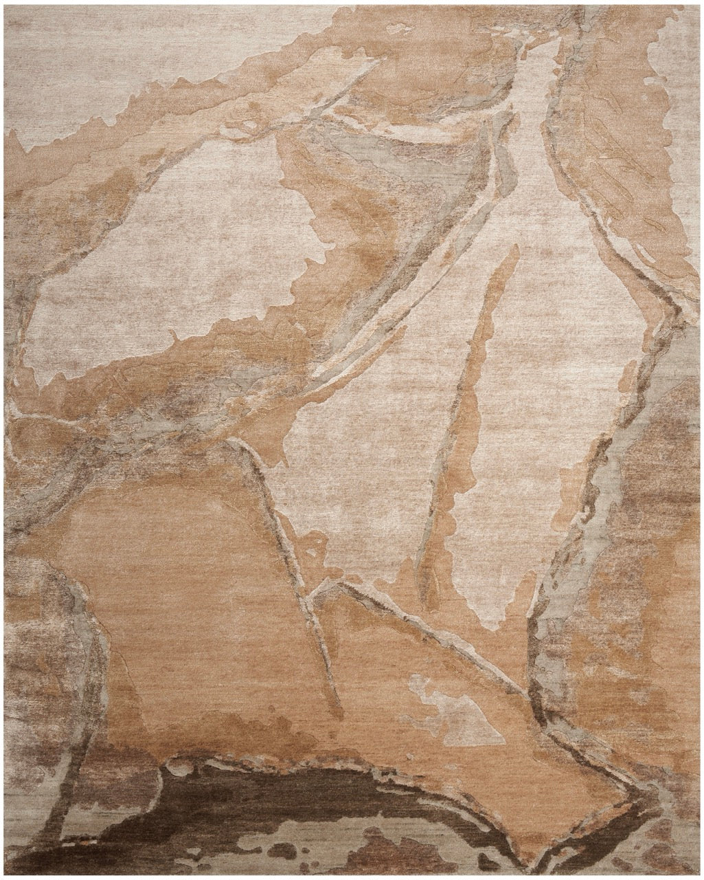 Nourison Silk Shadows SHA24 Beige Silver