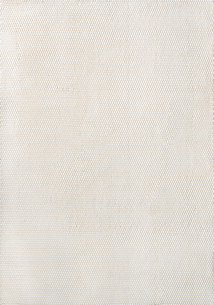 Full top-down view of Acsento Chania Ivory indoor-outdoor rug showing complete flatwoven design

