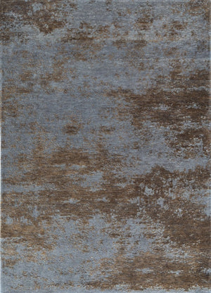Blue Flatweave Rug Acsento Laguna Forest, detail