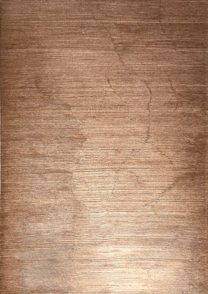 Acsento Moonshadow Noisette rug in hazelnut beige and light brown, top view