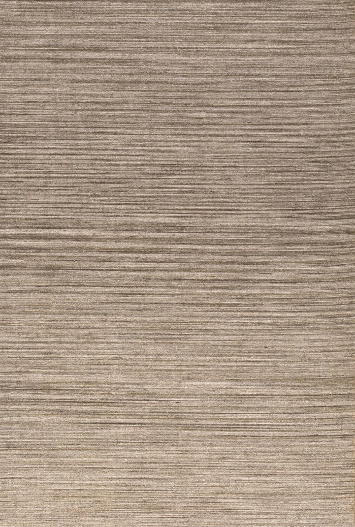 Acsento Origin Green rug in sage green with khaki and grey stripes, top view