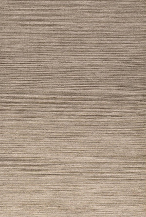 Acsento Origin Green rug in sage green with khaki and grey stripes, top view