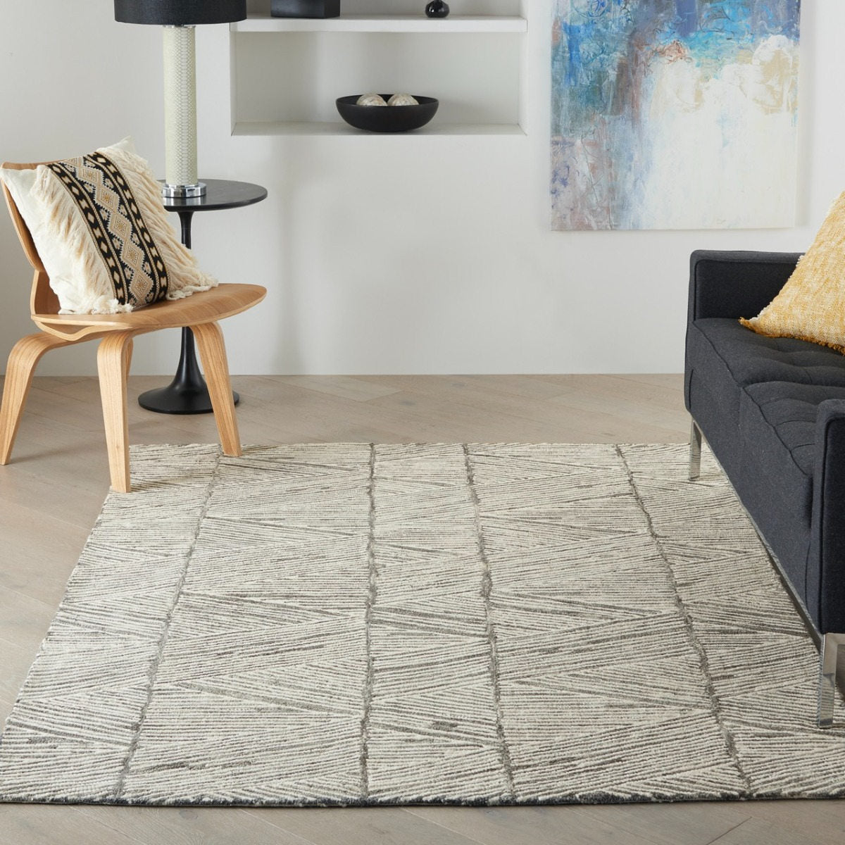 Nourison Colorado Grey White CLR01
