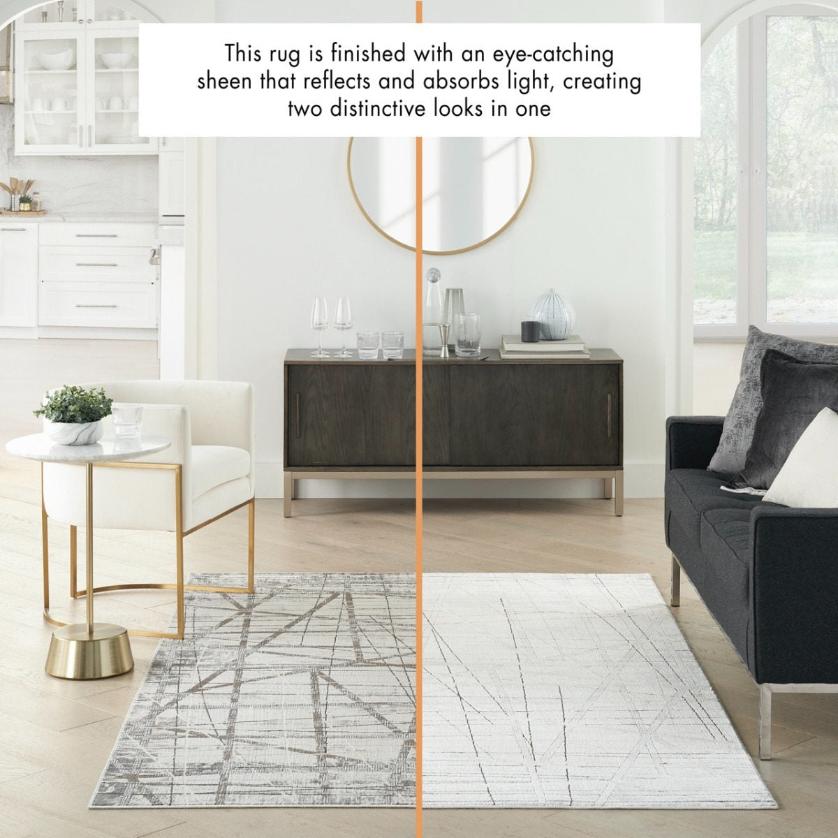 Nourison Desire Grey Silver DSR03