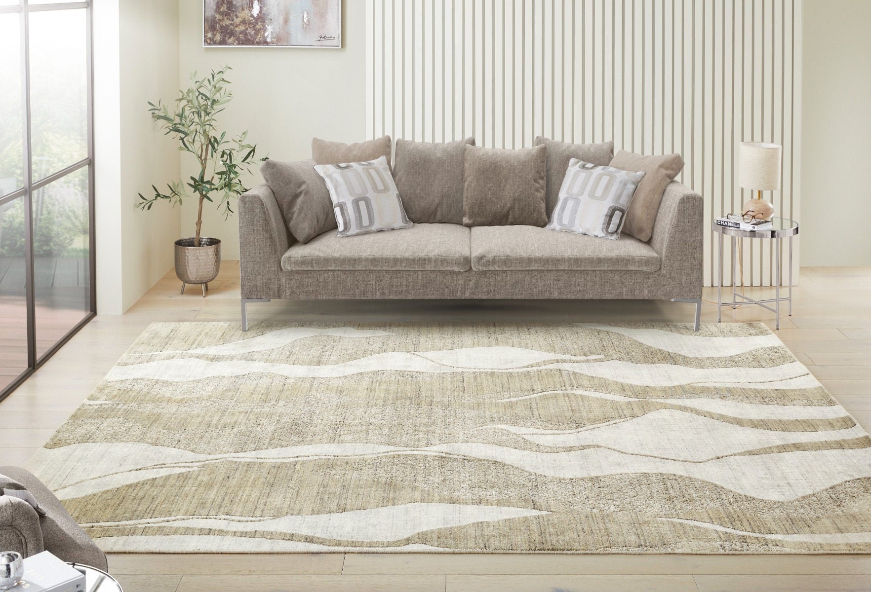 Nourison Dune Ivory Mink DU147