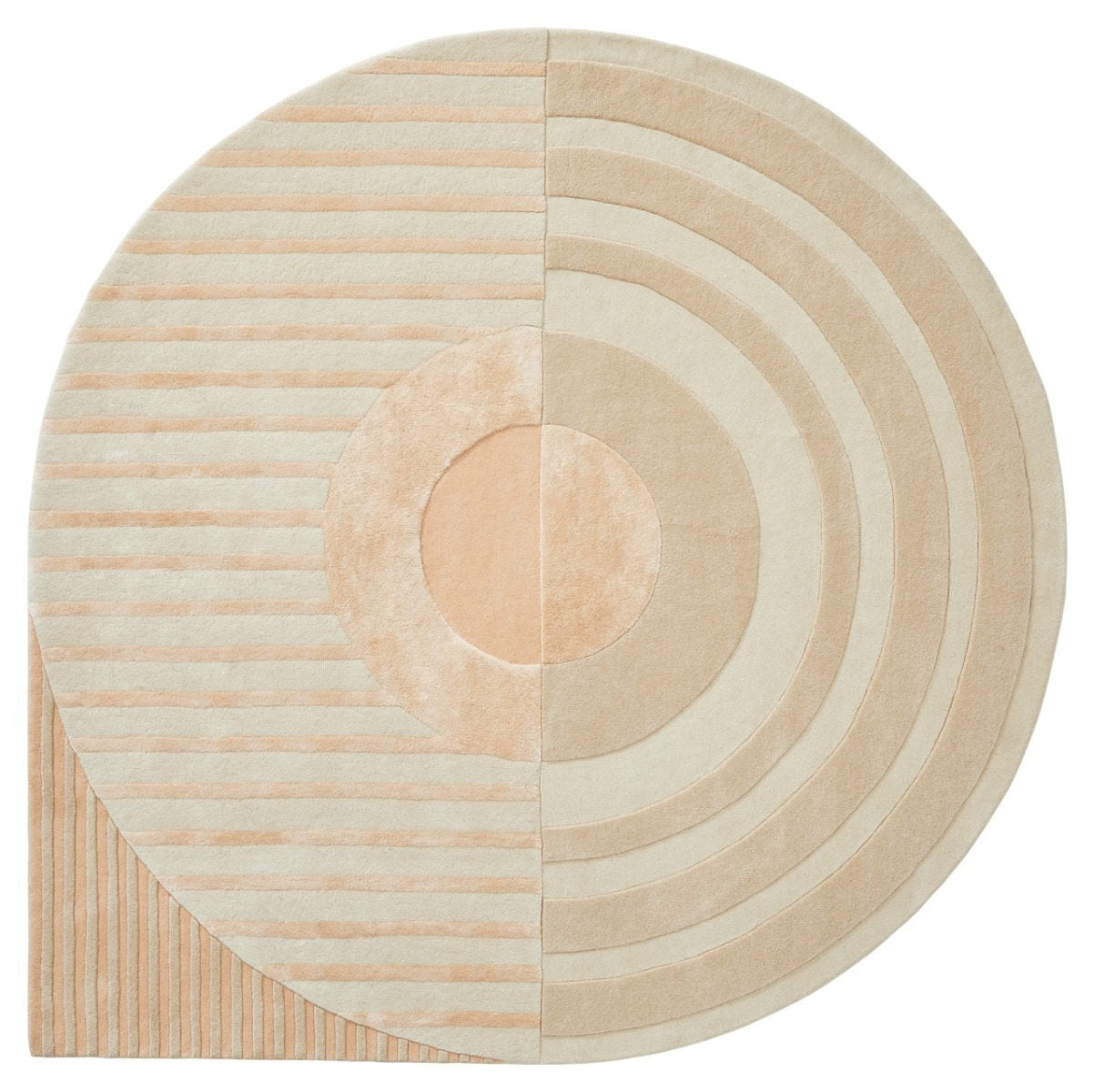 Brinker Carpets | Fano Girare White Beige | Carpet | Tapison