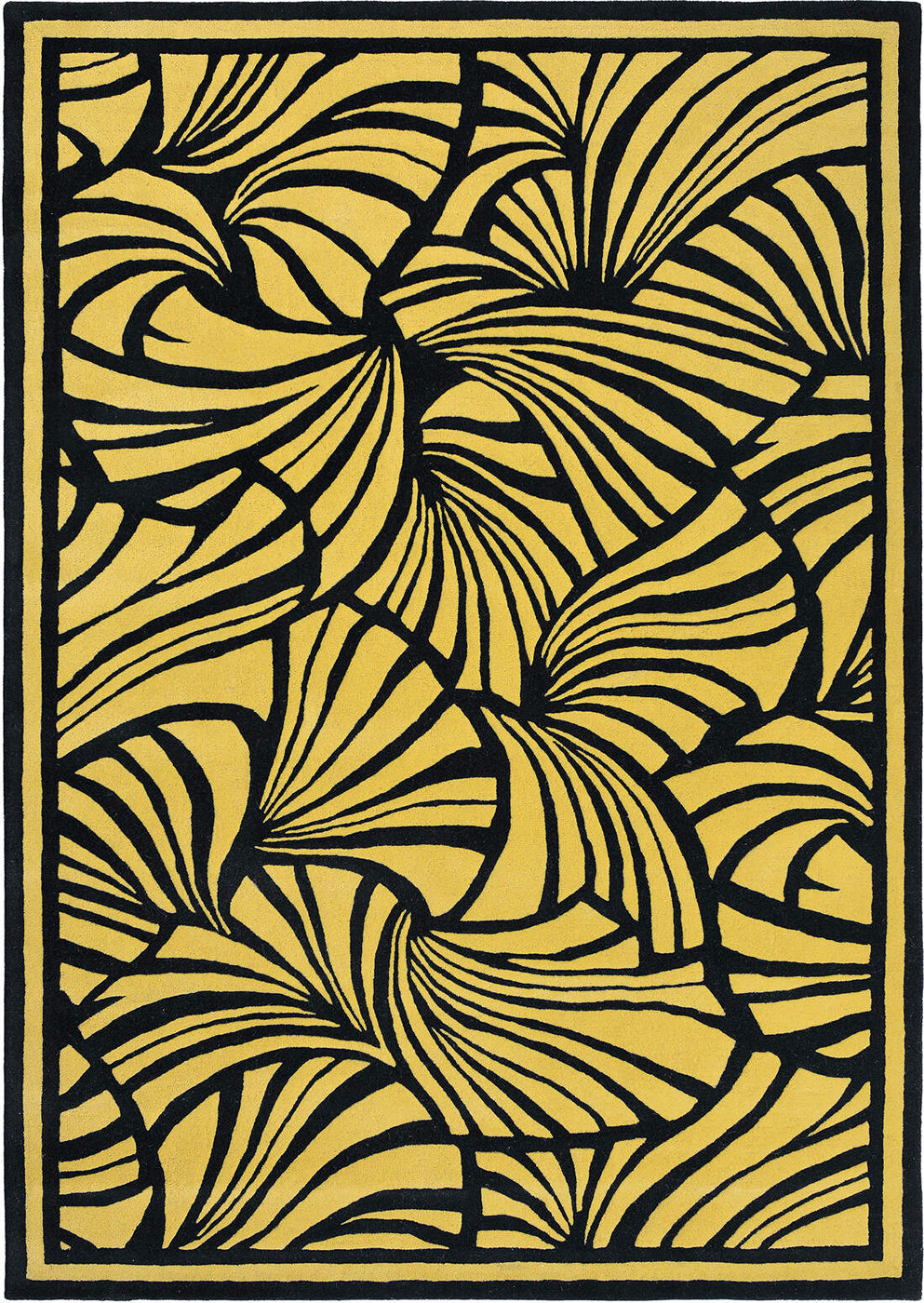 Florence Broadhurst | Japanese Fans Gold 039305 | Carpet | Tapison