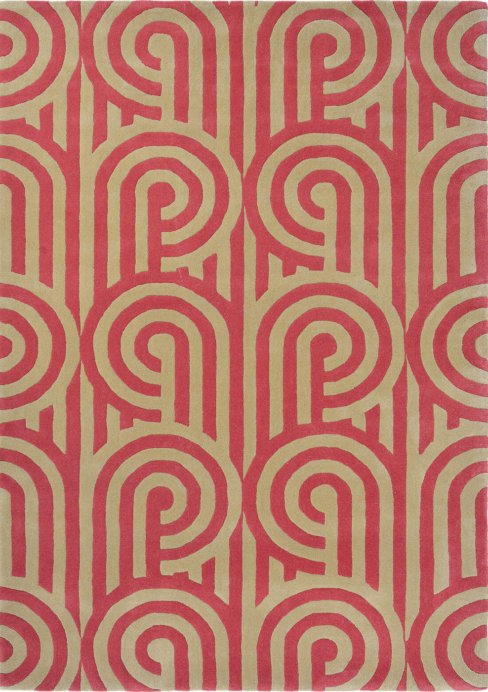 Florence Broadhurst Turnabouts Claret