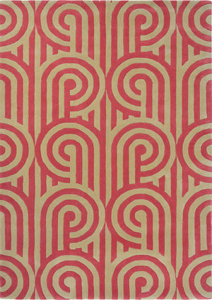 Florence Broadhurst | Turnabouts Claret 039200 | Carpet | Tapison