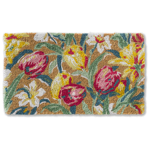 Laura Ashley | Doormat Tulips China Blue 82218 | Carpet | Tapison