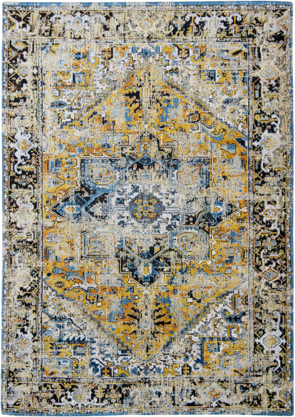 Louis de Poortere | Antiquarian Antique Heriz Amir Gold 8704 | Carpet | Tapison