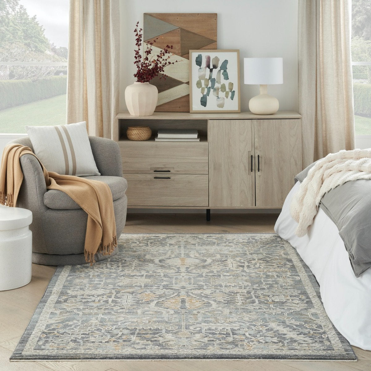 Nourison Lynx Navy Multicolour LNX02
