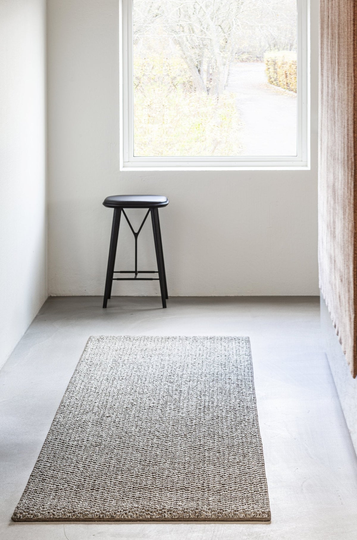 Massimo Belize Taupe sisal rug, runner shown in an interior