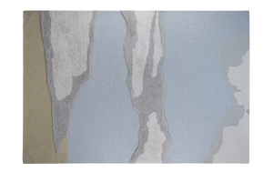 Massimo Cloud 9 Morning blue grey wool rug, detail of the corner