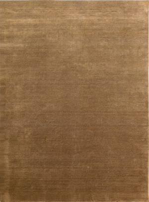 Massimo Earth Bamboo Camel wool rug, top view