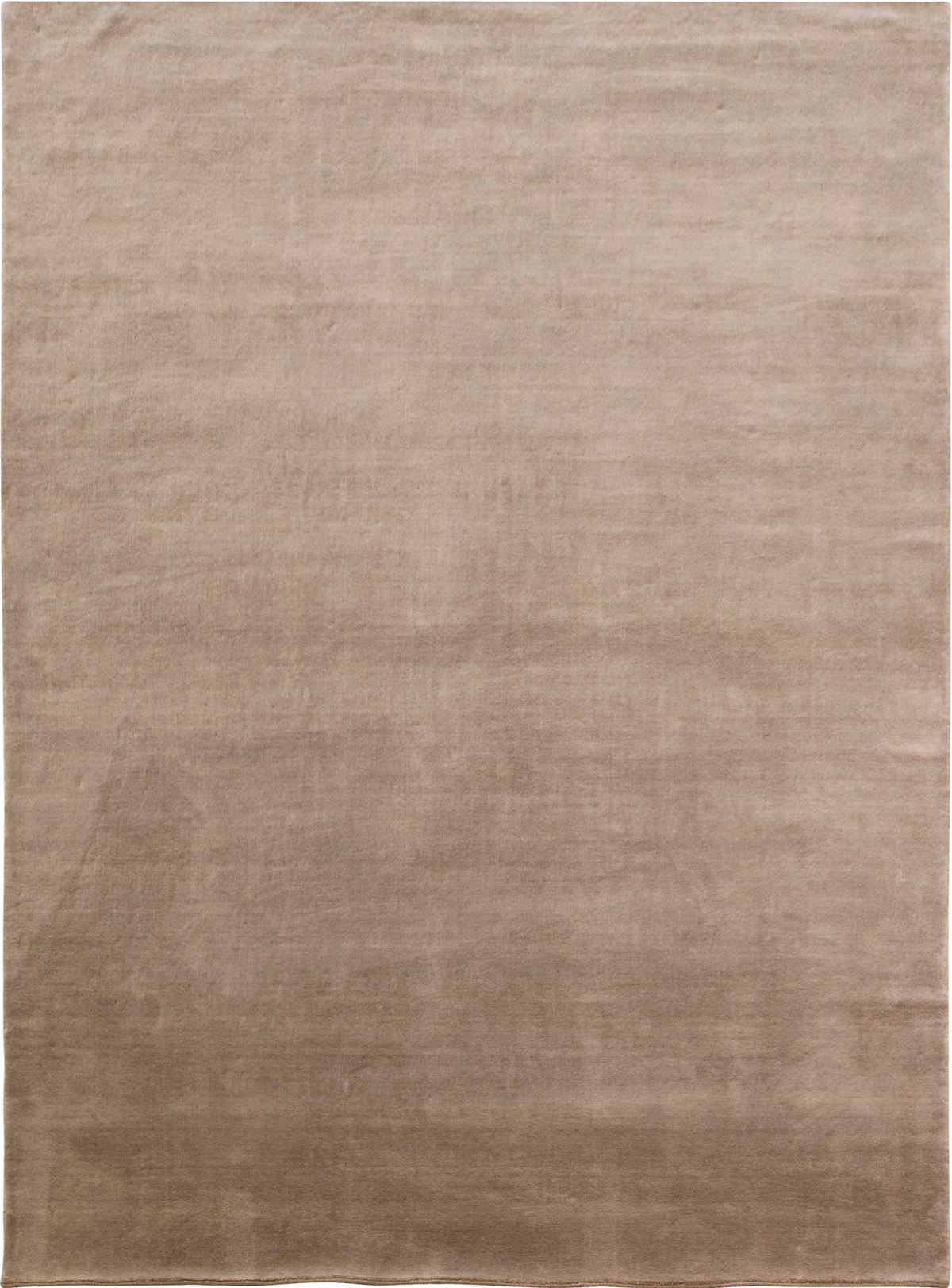 Massimo Earth Bamboo Cashmere beige rug, top view