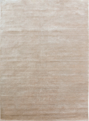 Massimo Earth Bamboo Desert Sand wool rug, top view