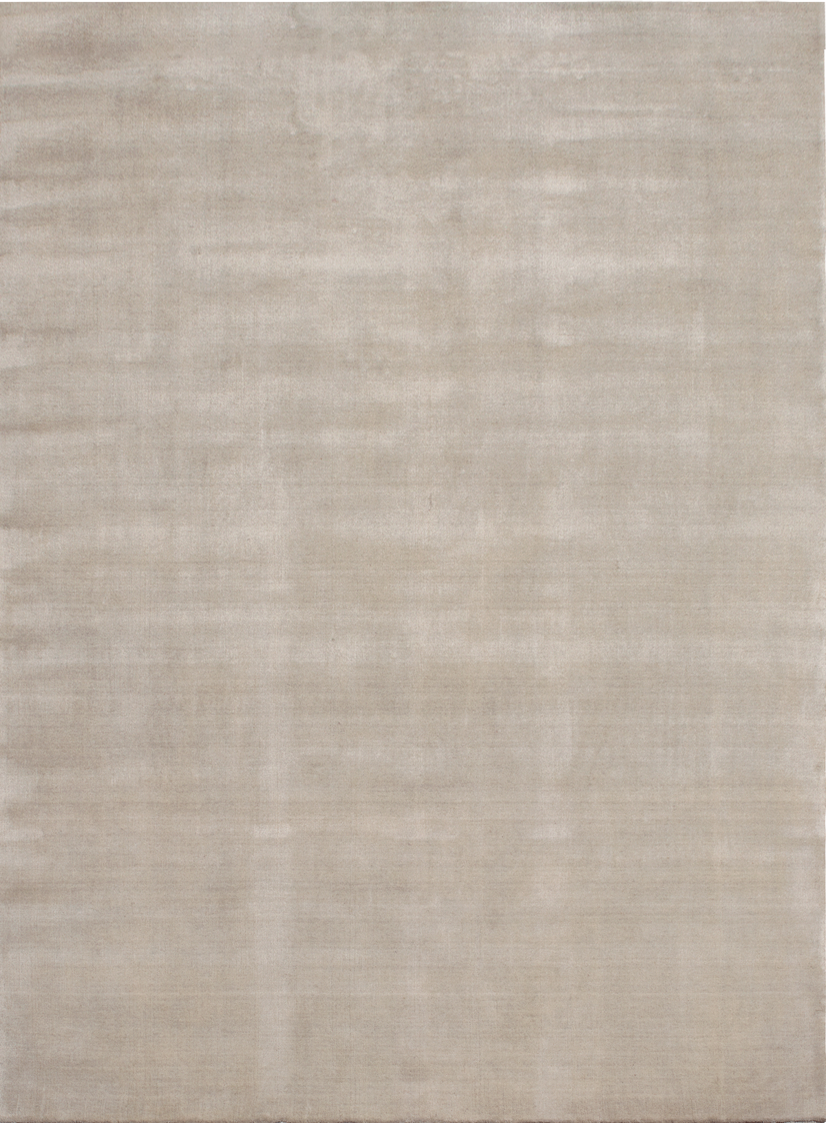 Massimo Earth Bamboo Soft Grey wool rug, top view