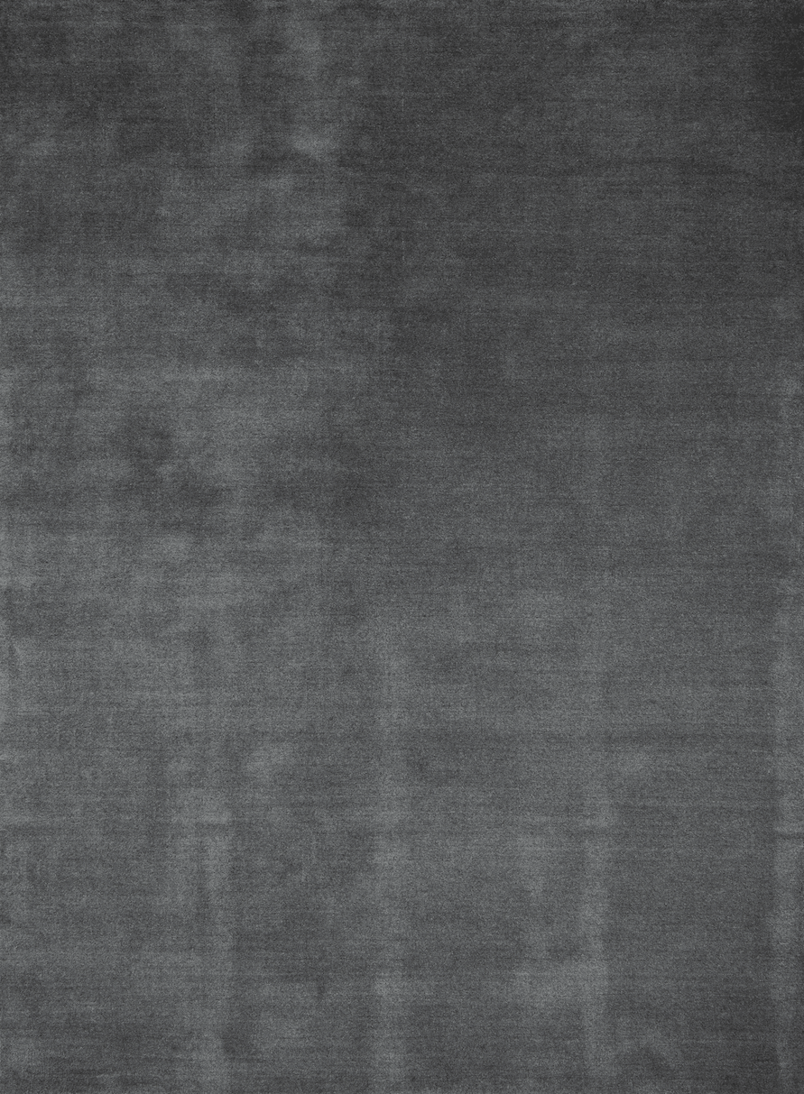 Massimo Earth Natural Dark Grey wool rug, top view