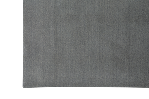 Massimo Earth Natural Light Grey wool rug, full view