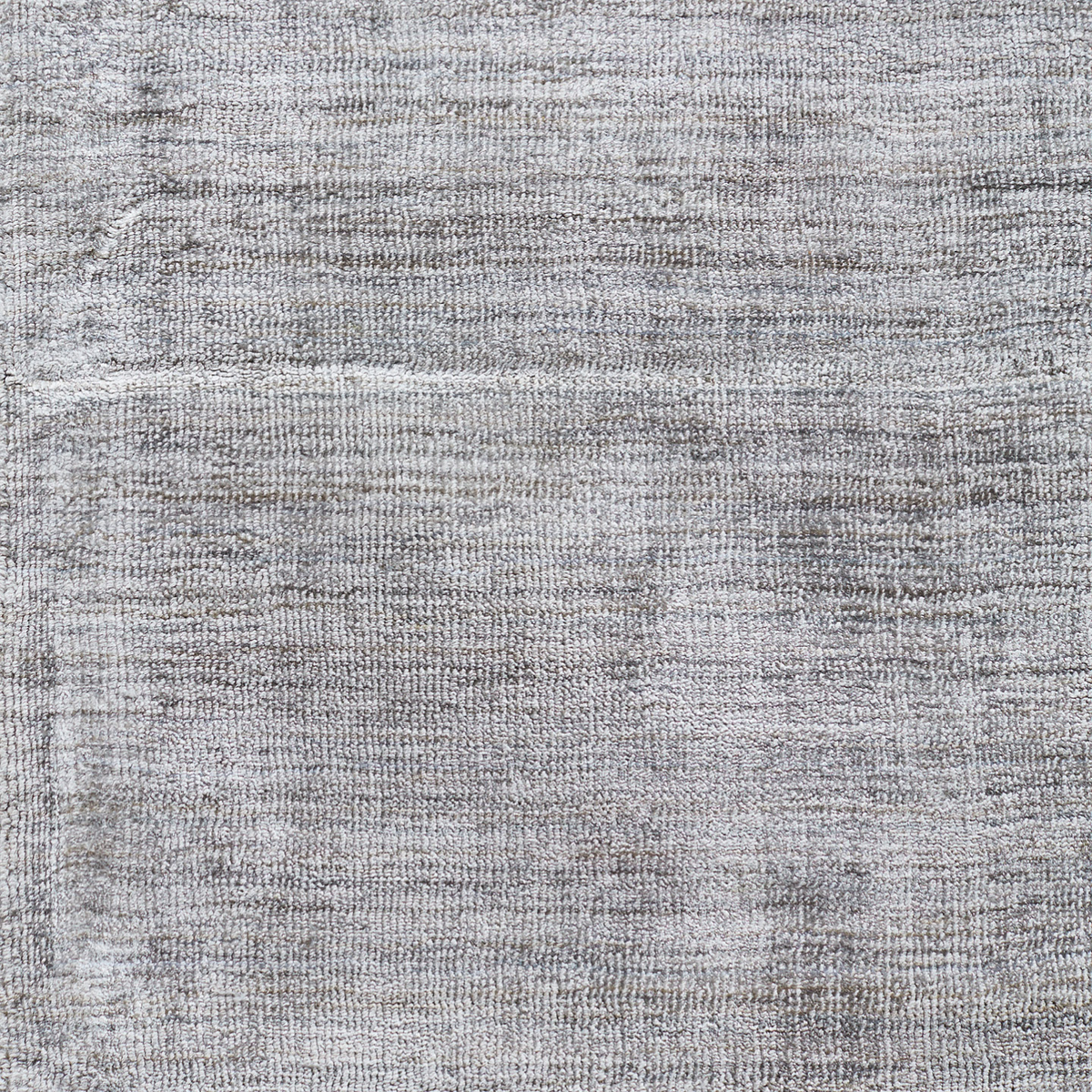 Massimo Karma Light Grey bamboo silk rug, detail of the surface